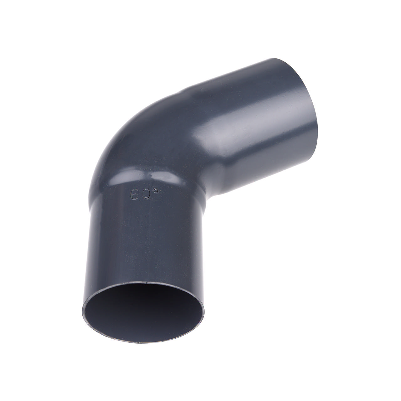 Rörböj 75 mm 60 gr. antracit