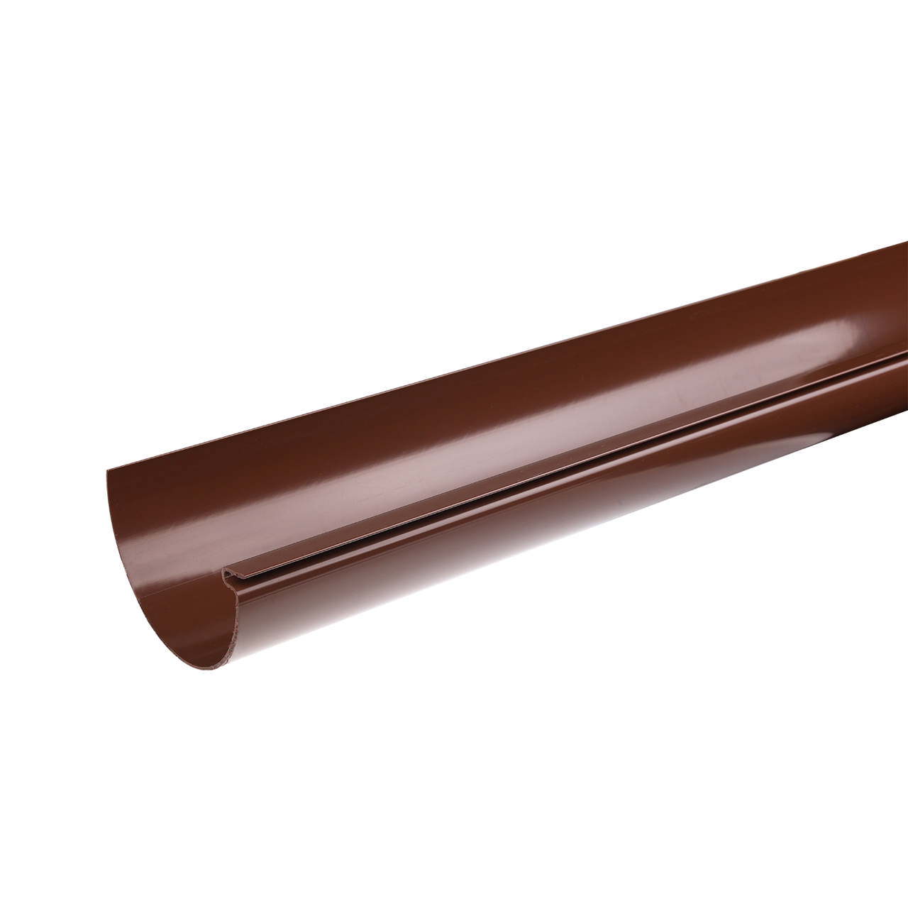 Hängränna 125 mm brun 6 m
