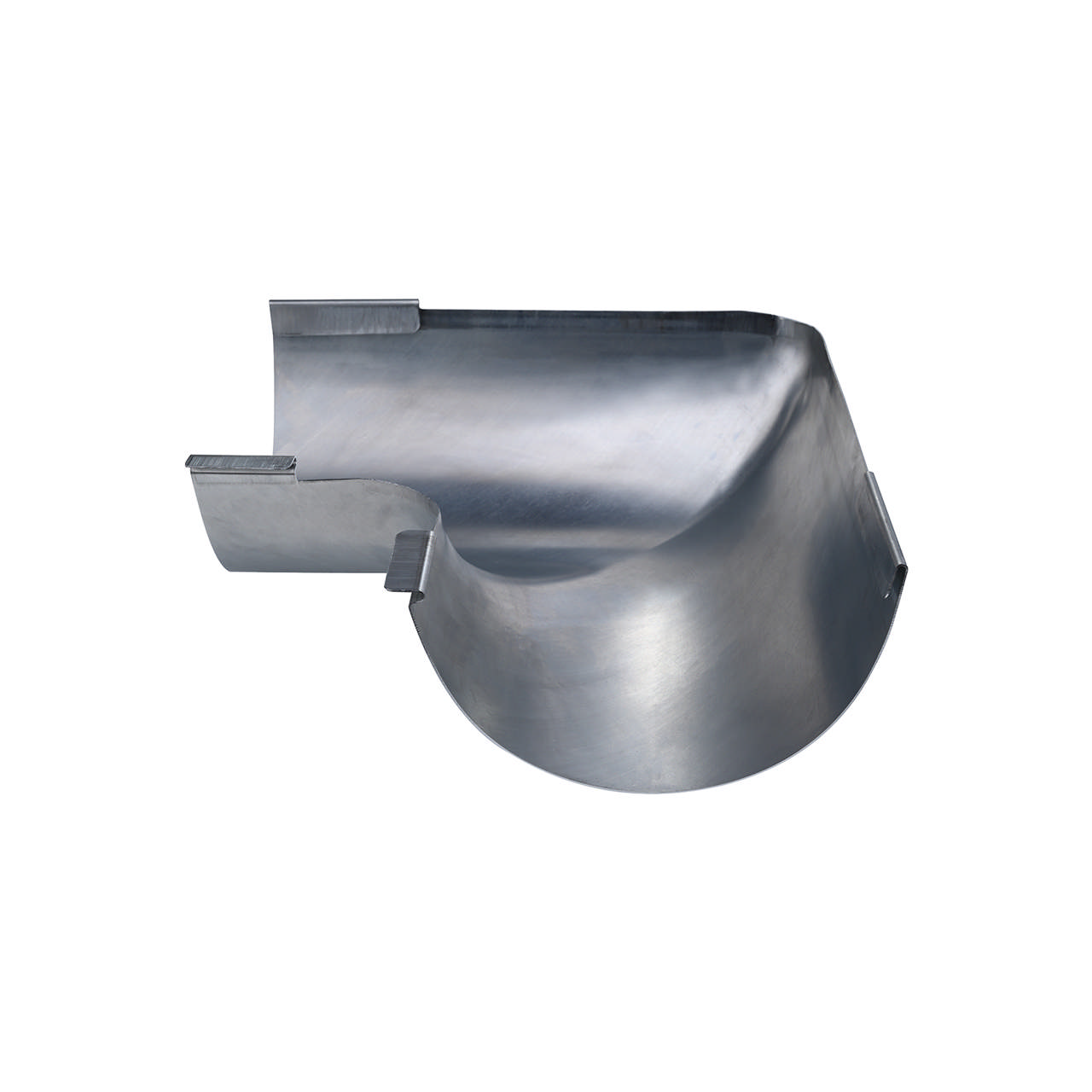Zink rännvinkel 125 mm inv. 90 gr.